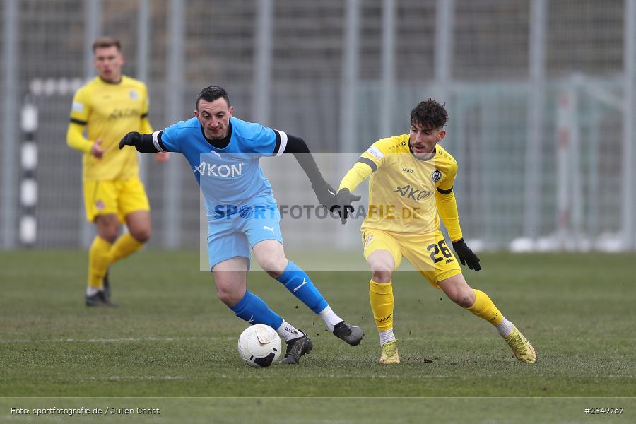Domenico Alberico, Sportgelände Am Sonnenstuhl, Randersacker, 21.01.2023, sport, action, BFV, Januar 2023, Fussball, Freundschaftsspiel, Regional-FS, VFB, FWK, VfB Bad Mergentheim, FC Würzburger Kickers - Bild-ID: 2349767