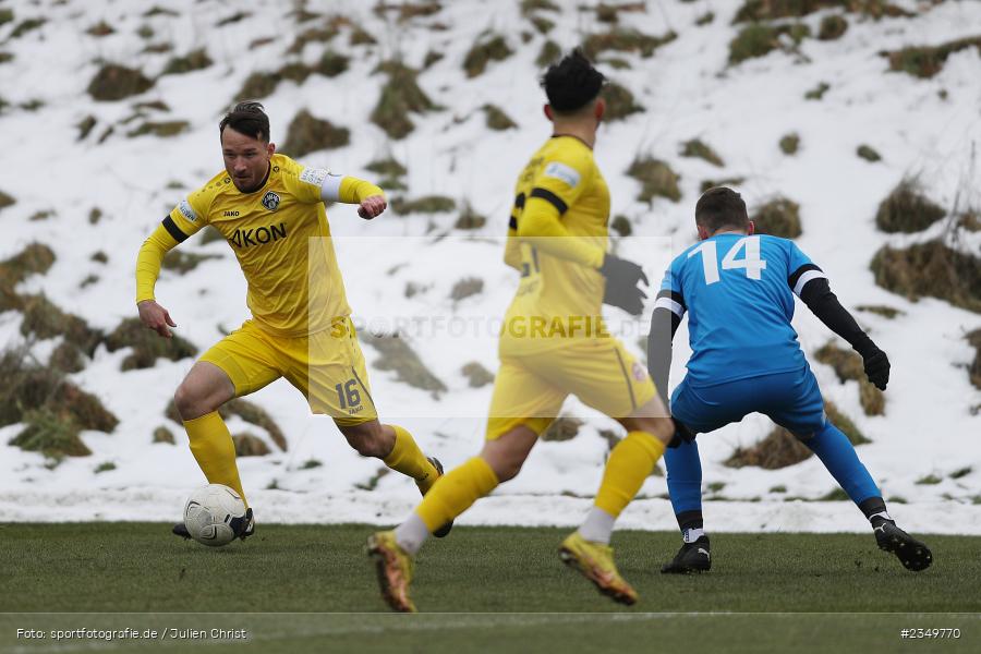Peter Kurzweg, Sportgelände Am Sonnenstuhl, Randersacker, 21.01.2023, sport, action, BFV, Januar 2023, Fussball, Freundschaftsspiel, Regional-FS, VFB, FWK, VfB Bad Mergentheim, FC Würzburger Kickers - Bild-ID: 2349770