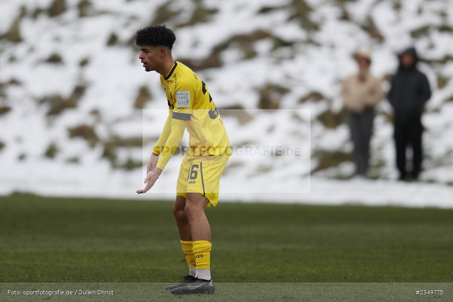 Andre Leipold, Sportgelände Am Sonnenstuhl, Randersacker, 21.01.2023, sport, action, BFV, Januar 2023, Fussball, Freundschaftsspiel, Regional-FS, VFB, FWK, VfB Bad Mergentheim, FC Würzburger Kickers - Bild-ID: 2349775