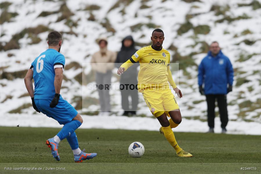 Saliou Sané, Sportgelände Am Sonnenstuhl, Randersacker, 21.01.2023, sport, action, BFV, Januar 2023, Fussball, Freundschaftsspiel, Regional-FS, VFB, FWK, VfB Bad Mergentheim, FC Würzburger Kickers - Bild-ID: 2349776