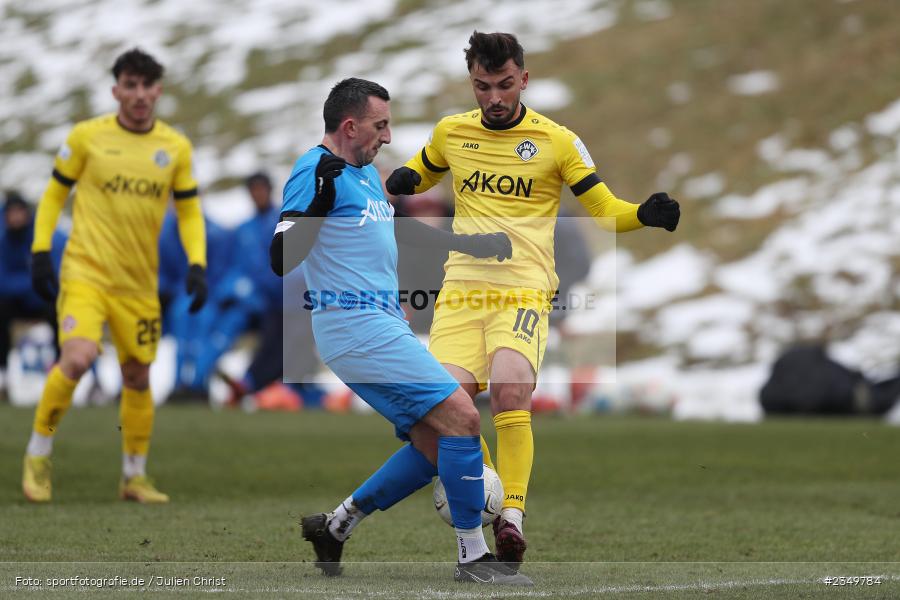 Dardan Karimani, Sportgelände Am Sonnenstuhl, Randersacker, 21.01.2023, sport, action, BFV, Januar 2023, Fussball, Freundschaftsspiel, Regional-FS, VFB, FWK, VfB Bad Mergentheim, FC Würzburger Kickers - Bild-ID: 2349784