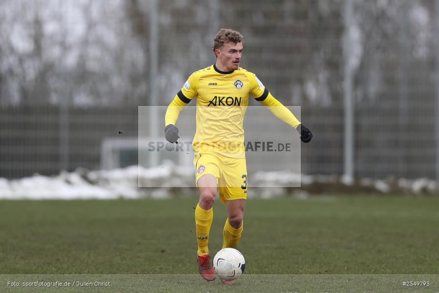 Tim Littmann, Sportgelände Am Sonnenstuhl, Randersacker, 21.01.2023, sport, action, BFV, Januar 2023, Fussball, Freundschaftsspiel, Regional-FS, VFB, FWK, VfB Bad Mergentheim, FC Würzburger Kickers - Bild-ID: 2349793