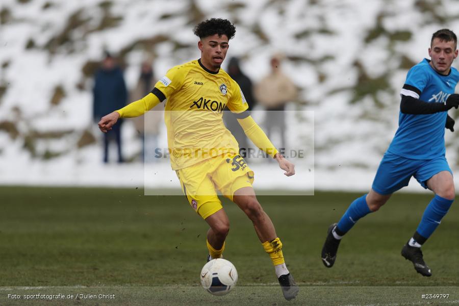 Andre Leipold, Sportgelände Am Sonnenstuhl, Randersacker, 21.01.2023, sport, action, BFV, Januar 2023, Fussball, Freundschaftsspiel, Regional-FS, VFB, FWK, VfB Bad Mergentheim, FC Würzburger Kickers - Bild-ID: 2349797