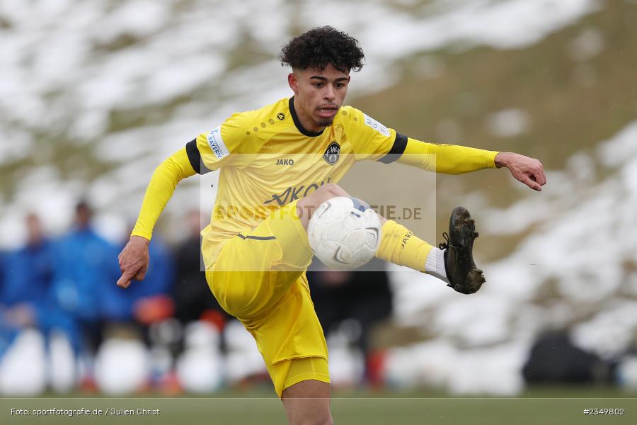 Andre Leipold, Sportgelände Am Sonnenstuhl, Randersacker, 21.01.2023, sport, action, BFV, Januar 2023, Fussball, Freundschaftsspiel, Regional-FS, VFB, FWK, VfB Bad Mergentheim, FC Würzburger Kickers - Bild-ID: 2349802