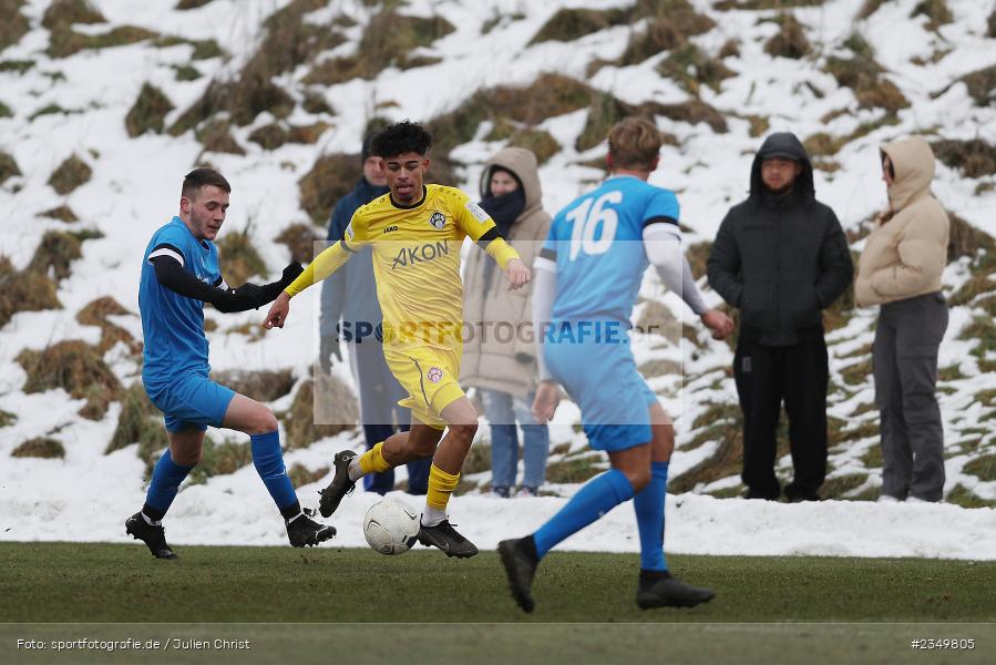 Andre Leipold, Sportgelände Am Sonnenstuhl, Randersacker, 21.01.2023, sport, action, BFV, Januar 2023, Fussball, Freundschaftsspiel, Regional-FS, VFB, FWK, VfB Bad Mergentheim, FC Würzburger Kickers - Bild-ID: 2349805