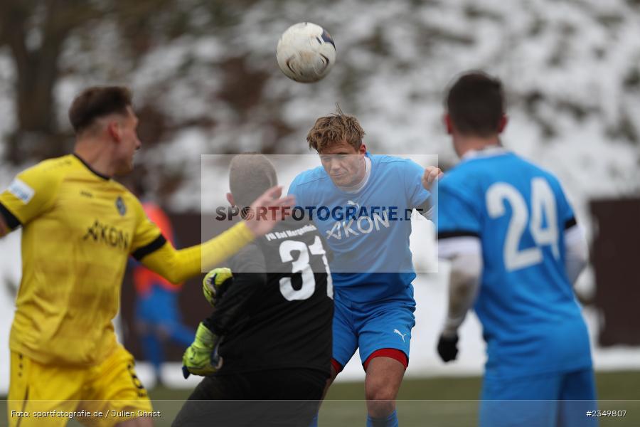 Nico Fritsch, Sportgelände Am Sonnenstuhl, Randersacker, 21.01.2023, sport, action, BFV, Januar 2023, Fussball, Freundschaftsspiel, Regional-FS, VFB, FWK, VfB Bad Mergentheim, FC Würzburger Kickers - Bild-ID: 2349807