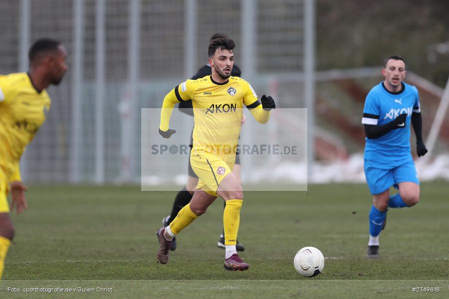Dardan Karimani, Sportgelände Am Sonnenstuhl, Randersacker, 21.01.2023, sport, action, BFV, Januar 2023, Fussball, Freundschaftsspiel, Regional-FS, VFB, FWK, VfB Bad Mergentheim, FC Würzburger Kickers - Bild-ID: 2349818 Dardan Karimani, Sportgelände Am Sonnenstuhl, Randersacker, 21.01.2023, sport, action, BFV, Januar 2023, Fussball, Freundschaftsspiel, Regional-FS, VFB, FWK, VfB Bad Mergentheim, FC Würzburger Kickers - Bild-ID: 2349818