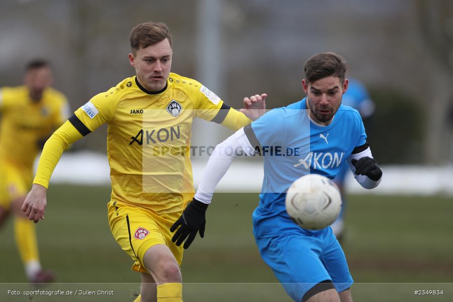 Thomas Haas, Sportgelände Am Sonnenstuhl, Randersacker, 21.01.2023, sport, action, BFV, Januar 2023, Fussball, Freundschaftsspiel, Regional-FS, VFB, FWK, VfB Bad Mergentheim, FC Würzburger Kickers - Bild-ID: 2349834