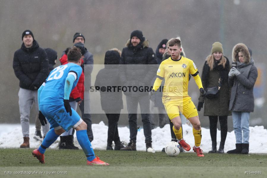 Egor Zelenskiy, Sportgelände Am Sonnenstuhl, Randersacker, 21.01.2023, sport, action, BFV, Januar 2023, Fussball, Freundschaftsspiel, Regional-FS, VFB, FWK, VfB Bad Mergentheim, FC Würzburger Kickers - Bild-ID: 2349882
