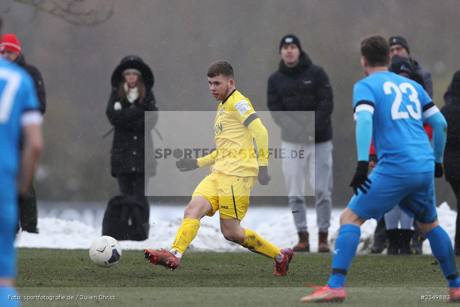 Egor Zelenskiy, Sportgelände Am Sonnenstuhl, Randersacker, 21.01.2023, sport, action, BFV, Januar 2023, Fussball, Freundschaftsspiel, Regional-FS, VFB, FWK, VfB Bad Mergentheim, FC Würzburger Kickers - Bild-ID: 2349883