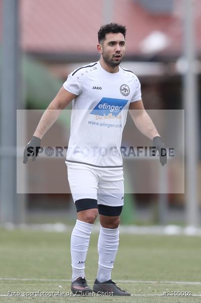 Johan Brahimi, Kunstrasenspielfeld, Rimpar, 28.01.2023, sport, action, BFV, Fussball, Landesliga Nordwest, Landesfreundschaftsspiele, TSV, ASV, TSV Gochsheim, ASV Rimpar - Bild-ID: 2350002