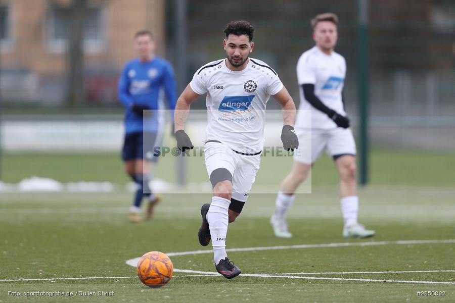 Johan Brahimi, Kunstrasenspielfeld, Rimpar, 28.01.2023, sport, action, BFV, Fussball, Landesliga Nordwest, Landesfreundschaftsspiele, TSV, ASV, TSV Gochsheim, ASV Rimpar - Bild-ID: 2350022 Johan Brahimi, Kunstrasenspielfeld, Rimpar, 28.01.2023, sport, action, BFV, Fussball, Landesliga Nordwest, Landesfreundschaftsspiele, TSV, ASV, TSV Gochsheim, ASV Rimpar - Bild-ID: 2350022