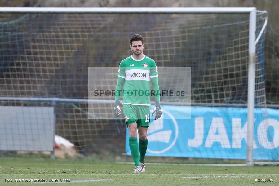 Maximilian Pérez Hintermeier, Sportgelände Am Sonnenstuhl, Randersacker, 28.01.2023, sport, action, BFV, Fussball, Bayernliga Nord, Regionalliga Bayern, Landesfreundschaftsspiele, DJK, FWK, DJK Gebenbach, FC Würzburger Kickers - Bild-ID: 2350085