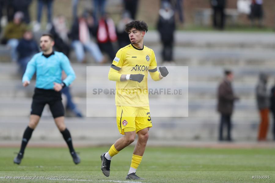 Andre Leipold, Sportgelände Am Sonnenstuhl, Randersacker, 28.01.2023, sport, action, BFV, Fussball, Bayernliga Nord, Regionalliga Bayern, Landesfreundschaftsspiele, DJK, FWK, DJK Gebenbach, FC Würzburger Kickers - Bild-ID: 2350093