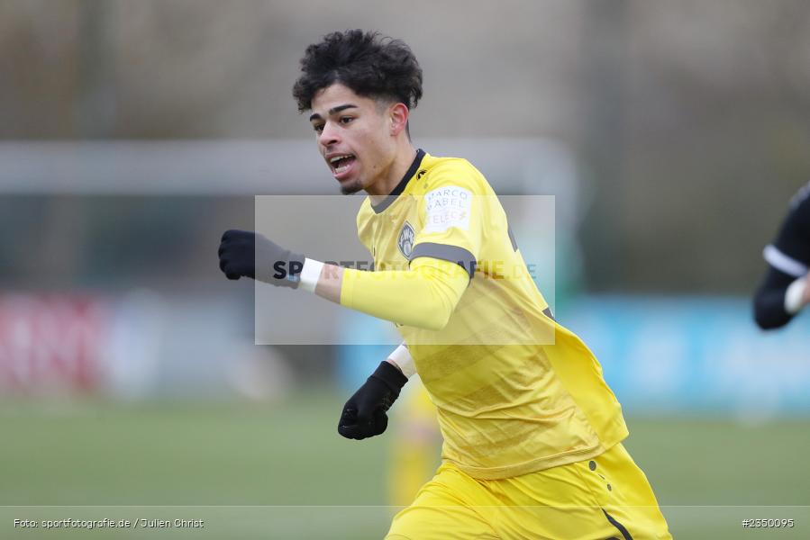 Andre Leipold, Sportgelände Am Sonnenstuhl, Randersacker, 28.01.2023, sport, action, BFV, Fussball, Bayernliga Nord, Regionalliga Bayern, Landesfreundschaftsspiele, DJK, FWK, DJK Gebenbach, FC Würzburger Kickers - Bild-ID: 2350095