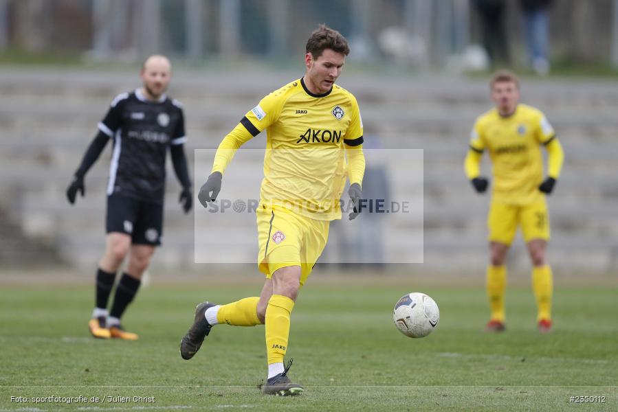 Lukas Müller, Sportgelände Am Sonnenstuhl, Randersacker, 28.01.2023, sport, action, BFV, Fussball, Bayernliga Nord, Regionalliga Bayern, Landesfreundschaftsspiele, DJK, FWK, DJK Gebenbach, FC Würzburger Kickers - Bild-ID: 2350112