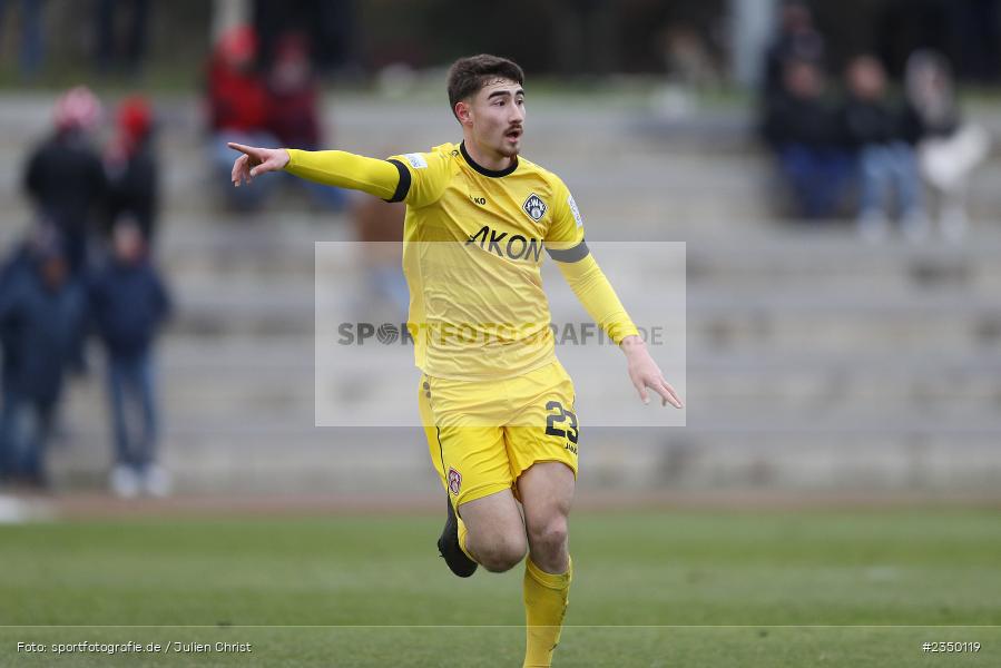 Samuel Röthlein, Sportgelände Am Sonnenstuhl, Randersacker, 28.01.2023, sport, action, BFV, Fussball, Bayernliga Nord, Regionalliga Bayern, Landesfreundschaftsspiele, DJK, FWK, DJK Gebenbach, FC Würzburger Kickers - Bild-ID: 2350119