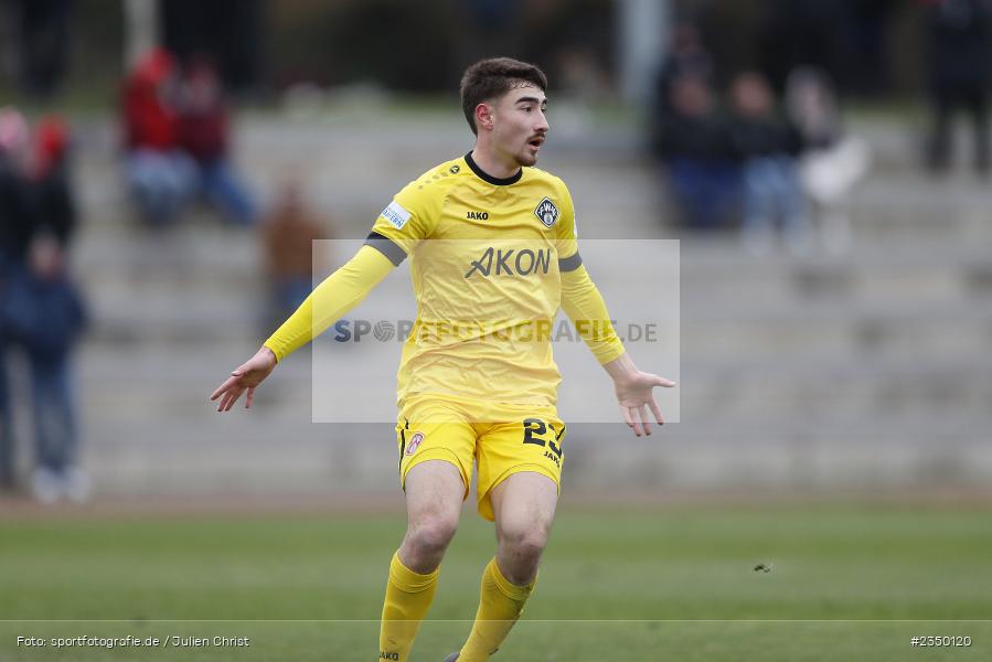 Samuel Röthlein, Sportgelände Am Sonnenstuhl, Randersacker, 28.01.2023, sport, action, BFV, Fussball, Bayernliga Nord, Regionalliga Bayern, Landesfreundschaftsspiele, DJK, FWK, DJK Gebenbach, FC Würzburger Kickers - Bild-ID: 2350120