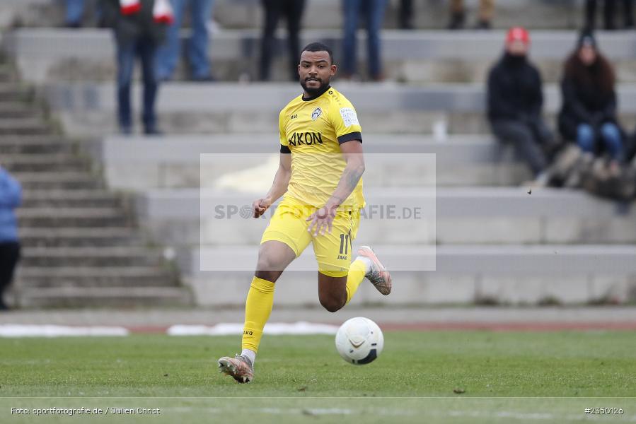 Fabrice Montcheu, Sportgelände Am Sonnenstuhl, Randersacker, 28.01.2023, sport, action, BFV, Fussball, Bayernliga Nord, Regionalliga Bayern, Landesfreundschaftsspiele, DJK, FWK, DJK Gebenbach, FC Würzburger Kickers - Bild-ID: 2350126