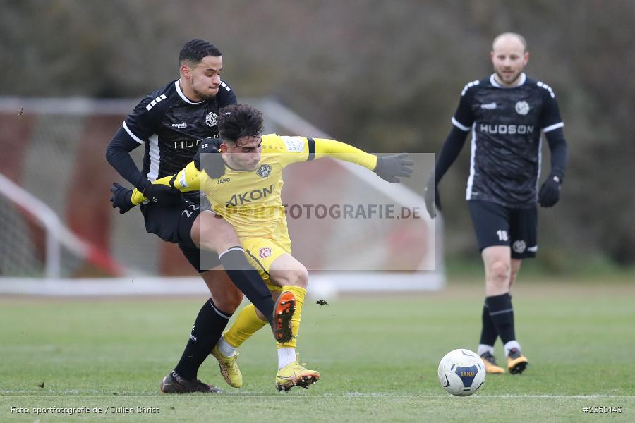 Domenico Alberico, Sportgelände Am Sonnenstuhl, Randersacker, 28.01.2023, sport, action, BFV, Fussball, Bayernliga Nord, Regionalliga Bayern, Landesfreundschaftsspiele, DJK, FWK, DJK Gebenbach, FC Würzburger Kickers - Bild-ID: 2350143