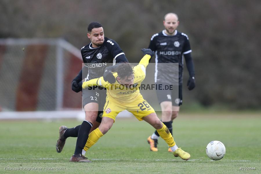 Domenico Alberico, Sportgelände Am Sonnenstuhl, Randersacker, 28.01.2023, sport, action, BFV, Fussball, Bayernliga Nord, Regionalliga Bayern, Landesfreundschaftsspiele, DJK, FWK, DJK Gebenbach, FC Würzburger Kickers - Bild-ID: 2350144