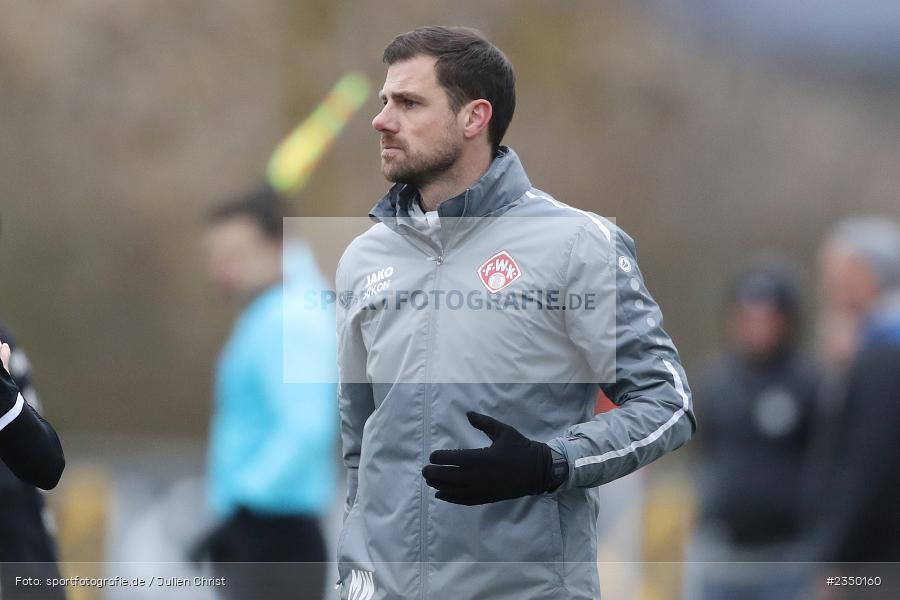 Marco Wildersinn, Sportgelände Am Sonnenstuhl, Randersacker, 28.01.2023, sport, action, BFV, Fussball, Bayernliga Nord, Regionalliga Bayern, Landesfreundschaftsspiele, DJK, FWK, DJK Gebenbach, FC Würzburger Kickers - Bild-ID: 2350160