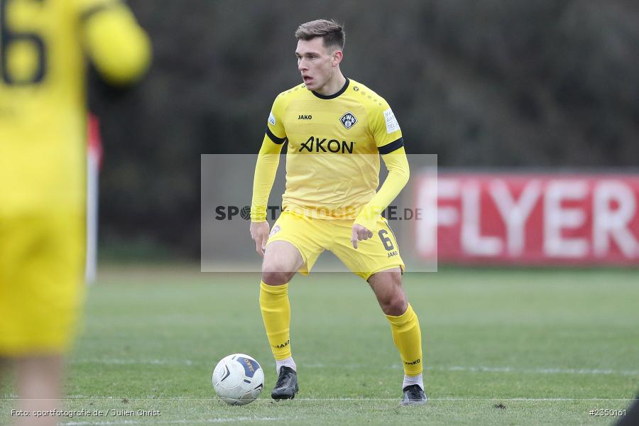 Marius Wegmann, Sportgelände Am Sonnenstuhl, Randersacker, 28.01.2023, sport, action, BFV, Fussball, Bayernliga Nord, Regionalliga Bayern, Landesfreundschaftsspiele, DJK, FWK, DJK Gebenbach, FC Würzburger Kickers - Bild-ID: 2350161