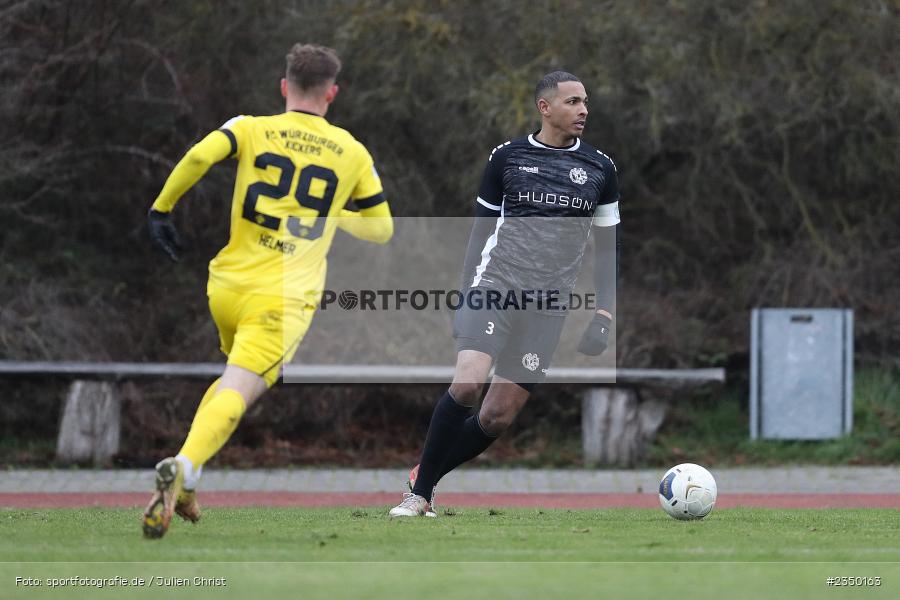 Julian Ceesay, Sportgelände Am Sonnenstuhl, Randersacker, 28.01.2023, sport, action, BFV, Fussball, Bayernliga Nord, Regionalliga Bayern, Landesfreundschaftsspiele, DJK, FWK, DJK Gebenbach, FC Würzburger Kickers - Bild-ID: 2350163