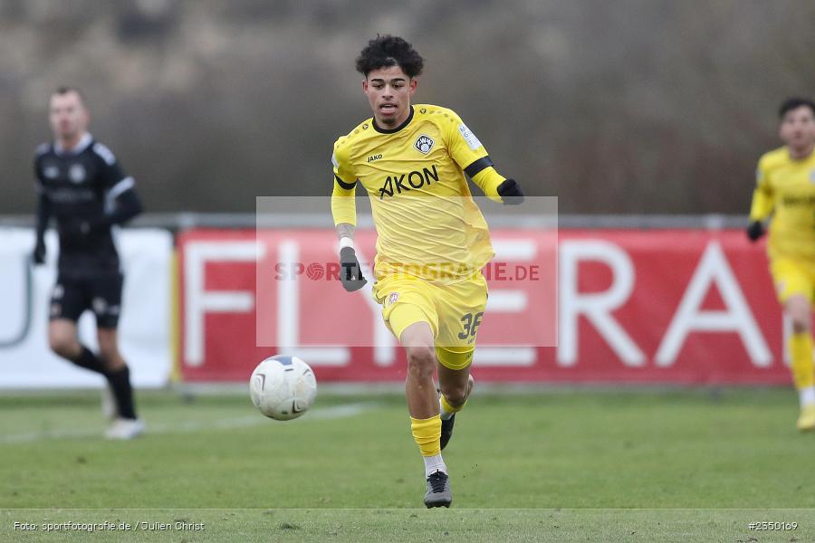 Andre Leipold, Sportgelände Am Sonnenstuhl, Randersacker, 28.01.2023, sport, action, BFV, Fussball, Bayernliga Nord, Regionalliga Bayern, Landesfreundschaftsspiele, DJK, FWK, DJK Gebenbach, FC Würzburger Kickers - Bild-ID: 2350169