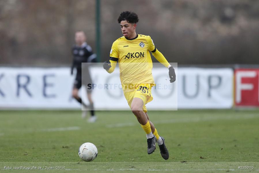Andre Leipold, Sportgelände Am Sonnenstuhl, Randersacker, 28.01.2023, sport, action, BFV, Fussball, Bayernliga Nord, Regionalliga Bayern, Landesfreundschaftsspiele, DJK, FWK, DJK Gebenbach, FC Würzburger Kickers - Bild-ID: 2350170