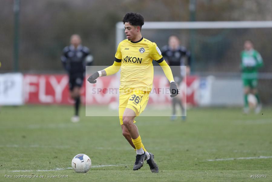 Andre Leipold, Sportgelände Am Sonnenstuhl, Randersacker, 28.01.2023, sport, action, BFV, Fussball, Bayernliga Nord, Regionalliga Bayern, Landesfreundschaftsspiele, DJK, FWK, DJK Gebenbach, FC Würzburger Kickers - Bild-ID: 2350172