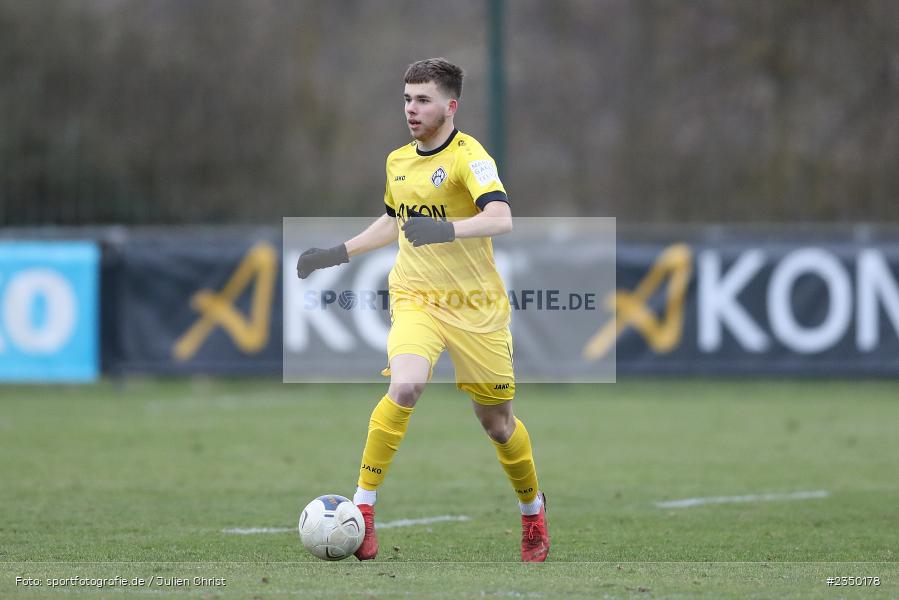 Egor Zelenskiy, Sportgelände Am Sonnenstuhl, Randersacker, 28.01.2023, sport, action, BFV, Fussball, Bayernliga Nord, Regionalliga Bayern, Landesfreundschaftsspiele, DJK, FWK, DJK Gebenbach, FC Würzburger Kickers - Bild-ID: 2350178