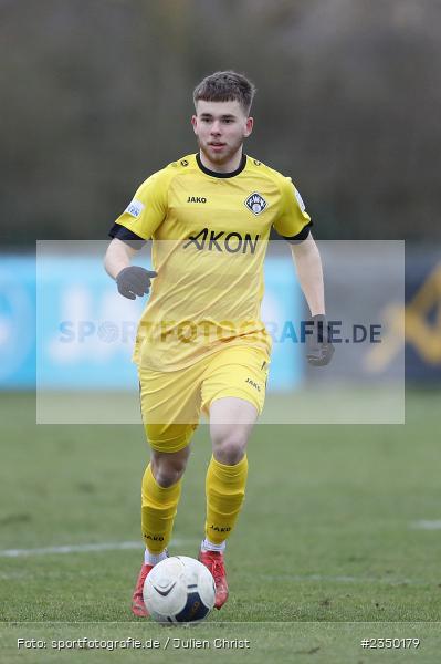 Egor Zelenskiy, Sportgelände Am Sonnenstuhl, Randersacker, 28.01.2023, sport, action, BFV, Fussball, Bayernliga Nord, Regionalliga Bayern, Landesfreundschaftsspiele, DJK, FWK, DJK Gebenbach, FC Würzburger Kickers - Bild-ID: 2350179