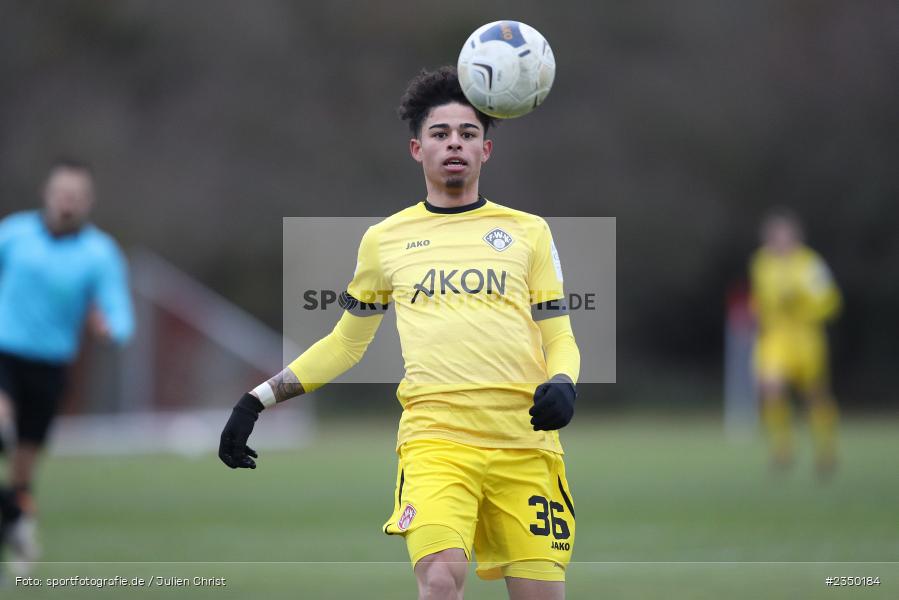 Andre Leipold, Sportgelände Am Sonnenstuhl, Randersacker, 28.01.2023, sport, action, BFV, Fussball, Bayernliga Nord, Regionalliga Bayern, Landesfreundschaftsspiele, DJK, FWK, DJK Gebenbach, FC Würzburger Kickers - Bild-ID: 2350184