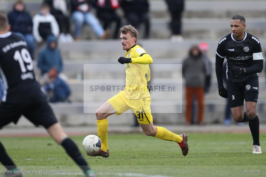 Tim Littmann, Sportgelände Am Sonnenstuhl, Randersacker, 28.01.2023, sport, action, BFV, Fussball, Bayernliga Nord, Regionalliga Bayern, Landesfreundschaftsspiele, DJK, FWK, DJK Gebenbach, FC Würzburger Kickers - Bild-ID: 2350192