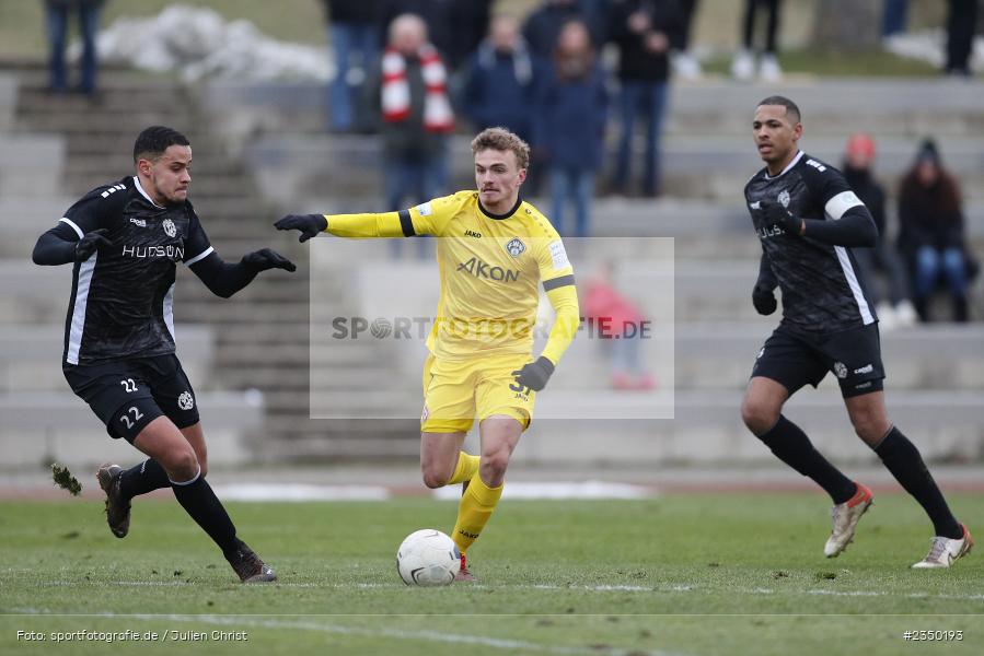 Tim Littmann, Sportgelände Am Sonnenstuhl, Randersacker, 28.01.2023, sport, action, BFV, Fussball, Bayernliga Nord, Regionalliga Bayern, Landesfreundschaftsspiele, DJK, FWK, DJK Gebenbach, FC Würzburger Kickers - Bild-ID: 2350193