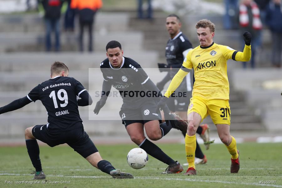 Tim Littmann, Sportgelände Am Sonnenstuhl, Randersacker, 28.01.2023, sport, action, BFV, Fussball, Bayernliga Nord, Regionalliga Bayern, Landesfreundschaftsspiele, DJK, FWK, DJK Gebenbach, FC Würzburger Kickers - Bild-ID: 2350197