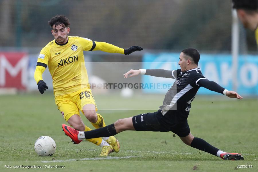 Domenico Alberico, Sportgelände Am Sonnenstuhl, Randersacker, 28.01.2023, sport, action, BFV, Fussball, Bayernliga Nord, Regionalliga Bayern, Landesfreundschaftsspiele, DJK, FWK, DJK Gebenbach, FC Würzburger Kickers - Bild-ID: 2350199
