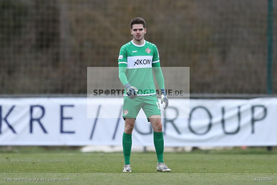 Maximilian Pérez Hintermeier, Sportgelände Am Sonnenstuhl, Randersacker, 28.01.2023, sport, action, BFV, Fussball, Bayernliga Nord, Regionalliga Bayern, Landesfreundschaftsspiele, DJK, FWK, DJK Gebenbach, FC Würzburger Kickers - Bild-ID: 2350204