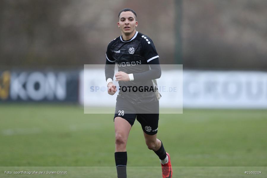 Salah El Berd, Sportgelände Am Sonnenstuhl, Randersacker, 28.01.2023, sport, action, BFV, Fussball, Bayernliga Nord, Regionalliga Bayern, Landesfreundschaftsspiele, DJK, FWK, DJK Gebenbach, FC Würzburger Kickers - Bild-ID: 2350209