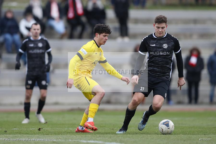 Marcel Fischer, Sportgelände Am Sonnenstuhl, Randersacker, 28.01.2023, sport, action, BFV, Fussball, Bayernliga Nord, Regionalliga Bayern, Landesfreundschaftsspiele, DJK, FWK, DJK Gebenbach, FC Würzburger Kickers - Bild-ID: 2350211