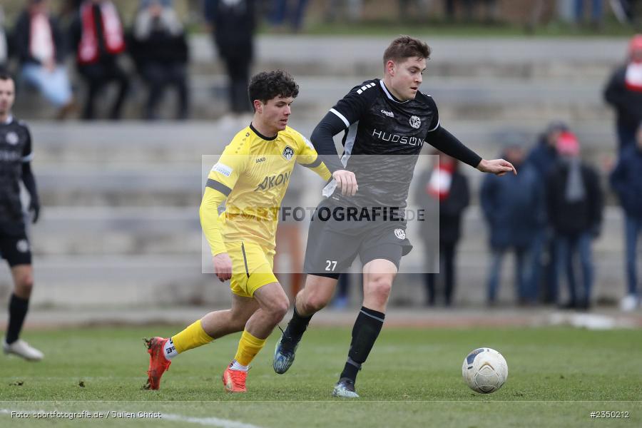 Marcel Fischer, Sportgelände Am Sonnenstuhl, Randersacker, 28.01.2023, sport, action, BFV, Fussball, Bayernliga Nord, Regionalliga Bayern, Landesfreundschaftsspiele, DJK, FWK, DJK Gebenbach, FC Würzburger Kickers - Bild-ID: 2350212