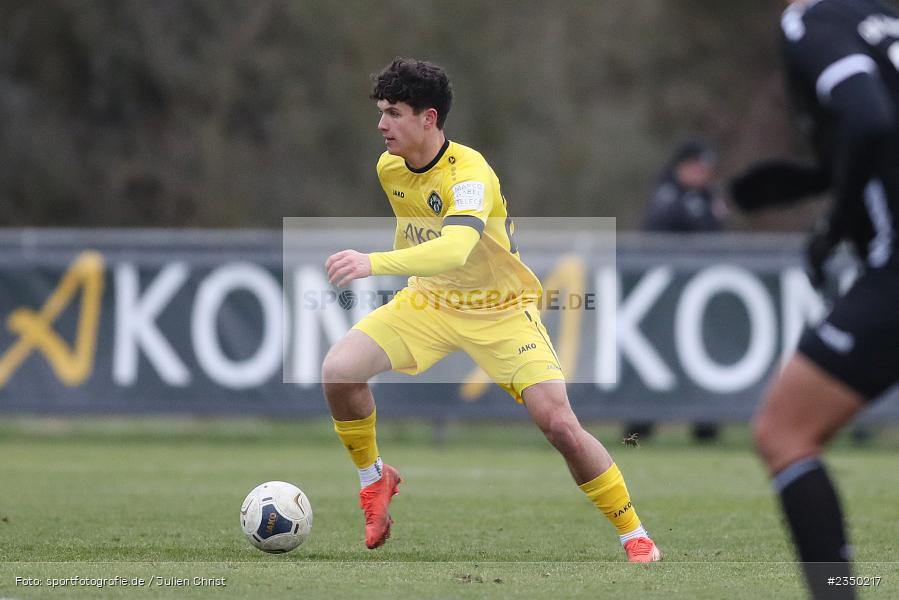 Marcel Fischer, Sportgelände Am Sonnenstuhl, Randersacker, 28.01.2023, sport, action, BFV, Fussball, Bayernliga Nord, Regionalliga Bayern, Landesfreundschaftsspiele, DJK, FWK, DJK Gebenbach, FC Würzburger Kickers - Bild-ID: 2350217