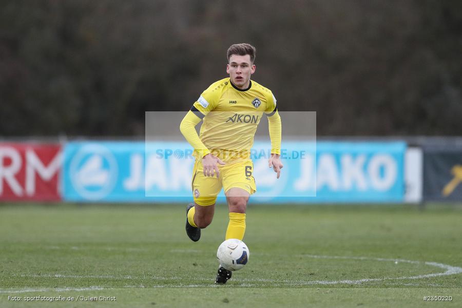 Marius Wegmann, Sportgelände Am Sonnenstuhl, Randersacker, 28.01.2023, sport, action, BFV, Fussball, Bayernliga Nord, Regionalliga Bayern, Landesfreundschaftsspiele, DJK, FWK, DJK Gebenbach, FC Würzburger Kickers - Bild-ID: 2350220