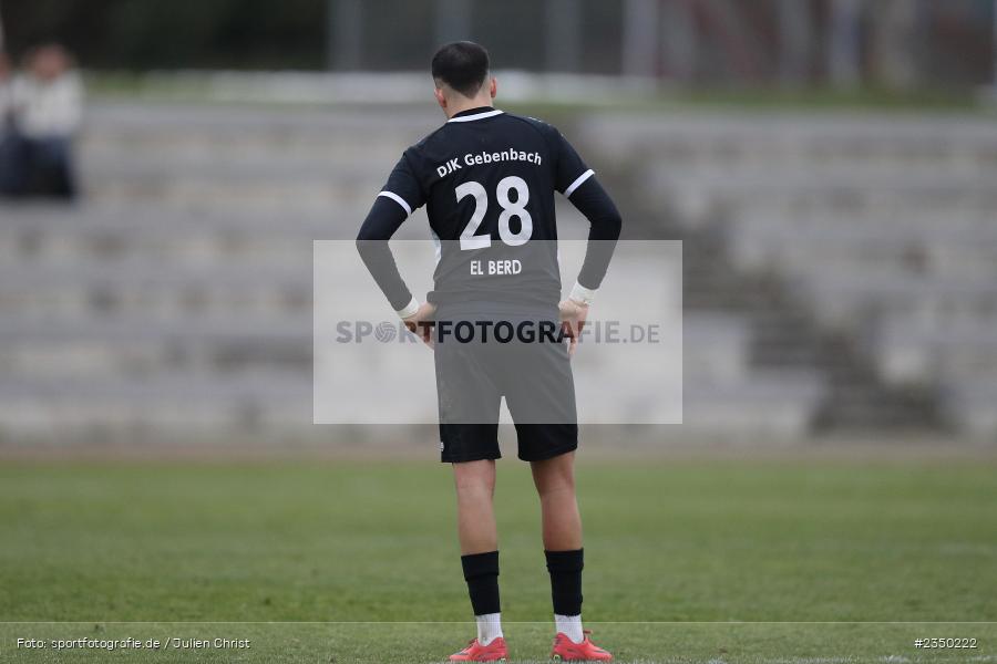Salah El Berd, Sportgelände Am Sonnenstuhl, Randersacker, 28.01.2023, sport, action, BFV, Fussball, Bayernliga Nord, Regionalliga Bayern, Landesfreundschaftsspiele, DJK, FWK, DJK Gebenbach, FC Würzburger Kickers - Bild-ID: 2350222