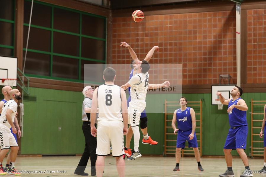 Sprungball, Erwin-Amann-Halle, Karlstadt, 28.01.2023, sport, action, DBB, Bezirksoberliga Herren, 12. Spieltag, Basketball, SGO, TSV, SG Oerlenbach/Ebenhausen, TSV Karlstadt - Bild-ID: 2350223