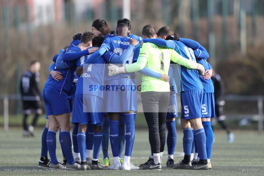 Mannschaftskreis, Sepp-Endres-Sportanlage, Würzburg, 29.01.2023, sport, action, Fussball, BFV, Landesfreundschaftsspiele, Landesliga Nordwest, Bayernliga Nord, TSV, FV04, WFV, TSV Unterpleichfeld, Würzburger FV - Bild-ID: 2350310