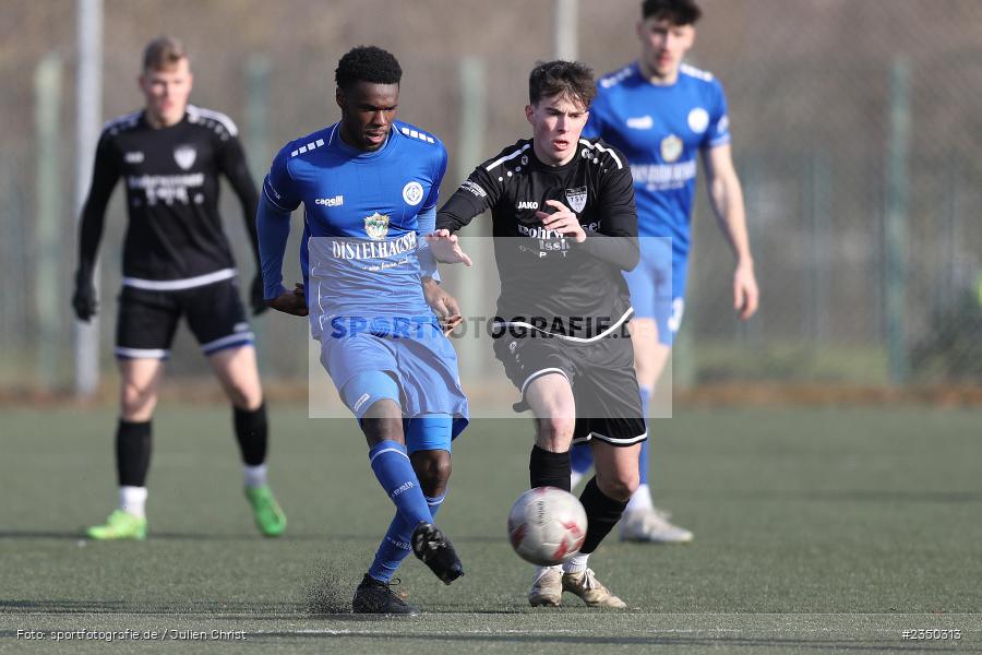 Jayson Tuda, Sepp-Endres-Sportanlage, Würzburg, 29.01.2023, sport, action, Fussball, BFV, Landesfreundschaftsspiele, Landesliga Nordwest, Bayernliga Nord, TSV, FV04, WFV, TSV Unterpleichfeld, Würzburger FV - Bild-ID: 2350313