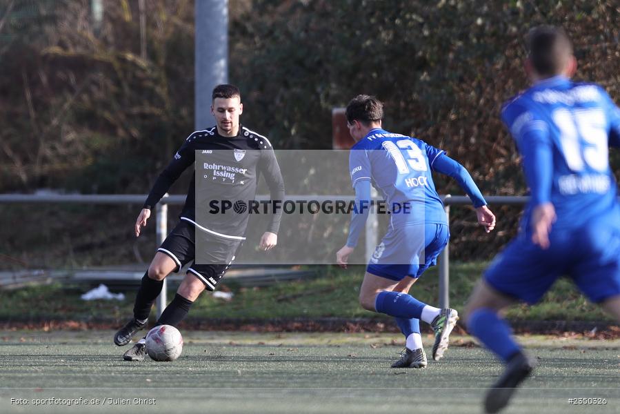 Valentin Vogel, Sepp-Endres-Sportanlage, Würzburg, 29.01.2023, sport, action, Fussball, BFV, Landesfreundschaftsspiele, Landesliga Nordwest, Bayernliga Nord, TSV, FV04, WFV, TSV Unterpleichfeld, Würzburger FV - Bild-ID: 2350326
