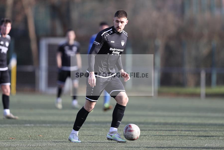 Lukas Huscher, Sepp-Endres-Sportanlage, Würzburg, 29.01.2023, sport, action, Fussball, BFV, Landesfreundschaftsspiele, Landesliga Nordwest, Bayernliga Nord, TSV, FV04, WFV, TSV Unterpleichfeld, Würzburger FV - Bild-ID: 2350330